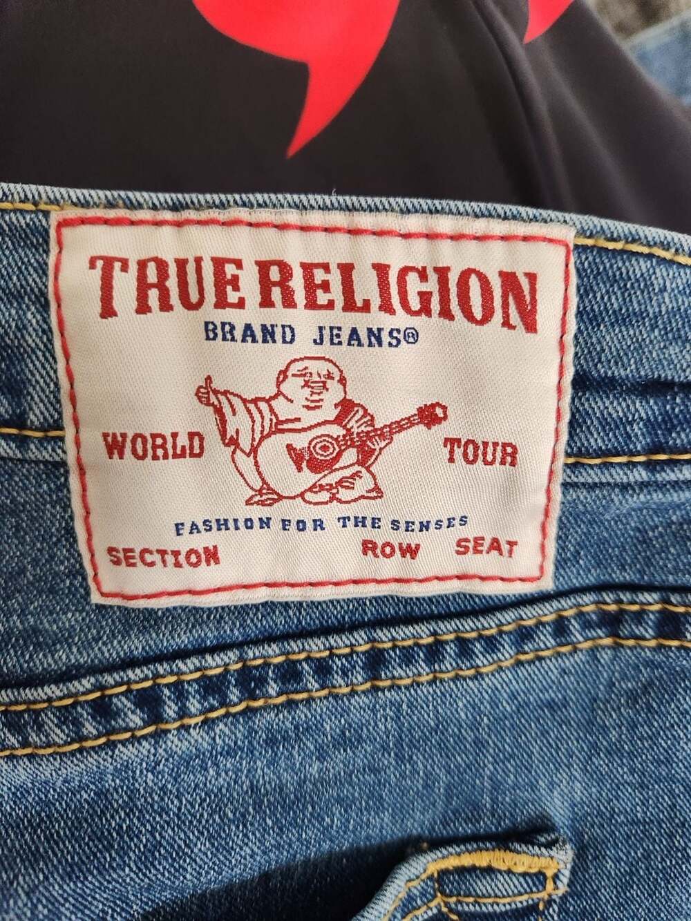 True Religion Jeans Women's 26x32 Blue Charlie High Rise Flared Denim NWT - Picture 5 of 6